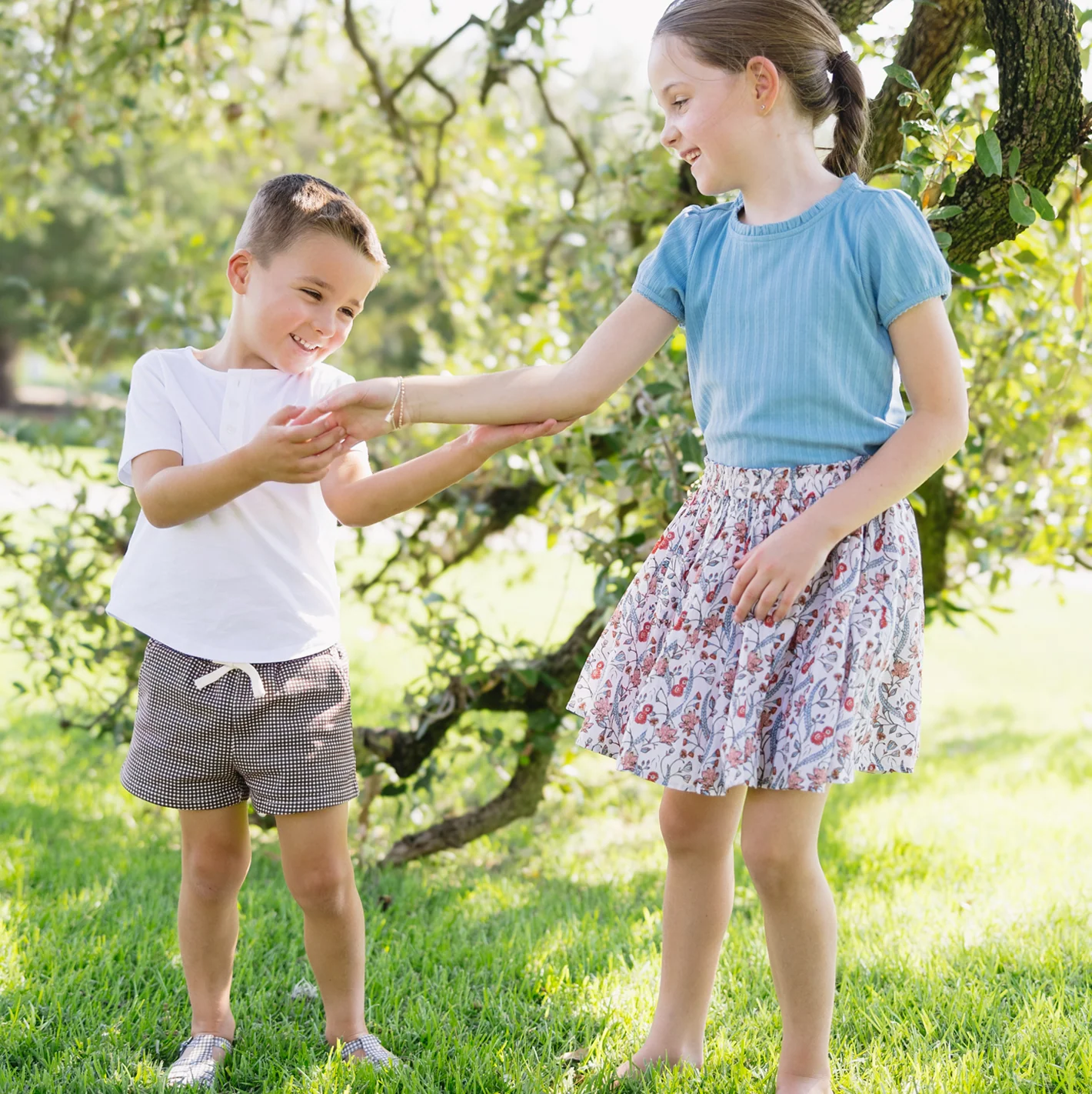 boys cocoa gingham ultra-soft twill short - Image 5