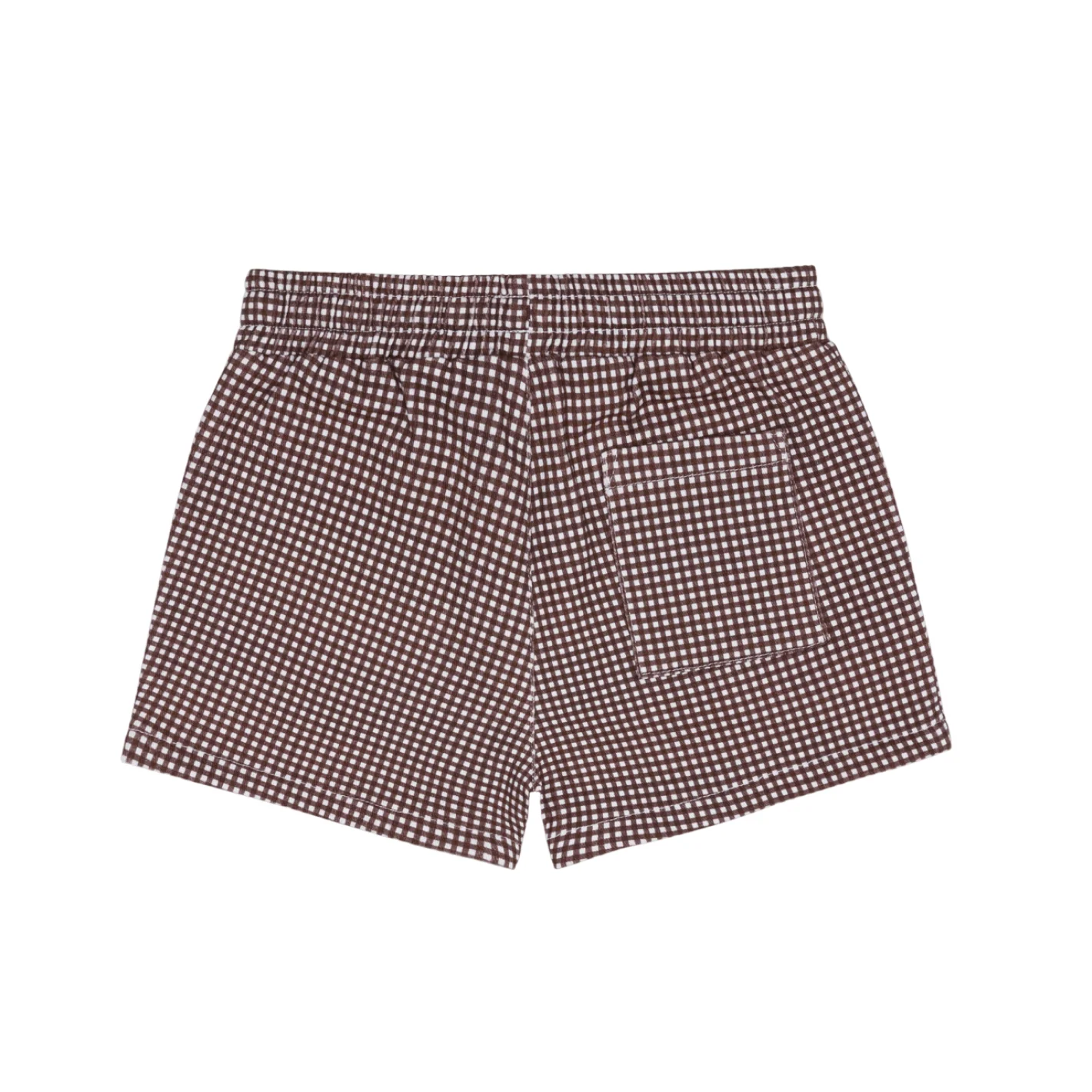 boys cocoa gingham ultra-soft twill short - Image 6