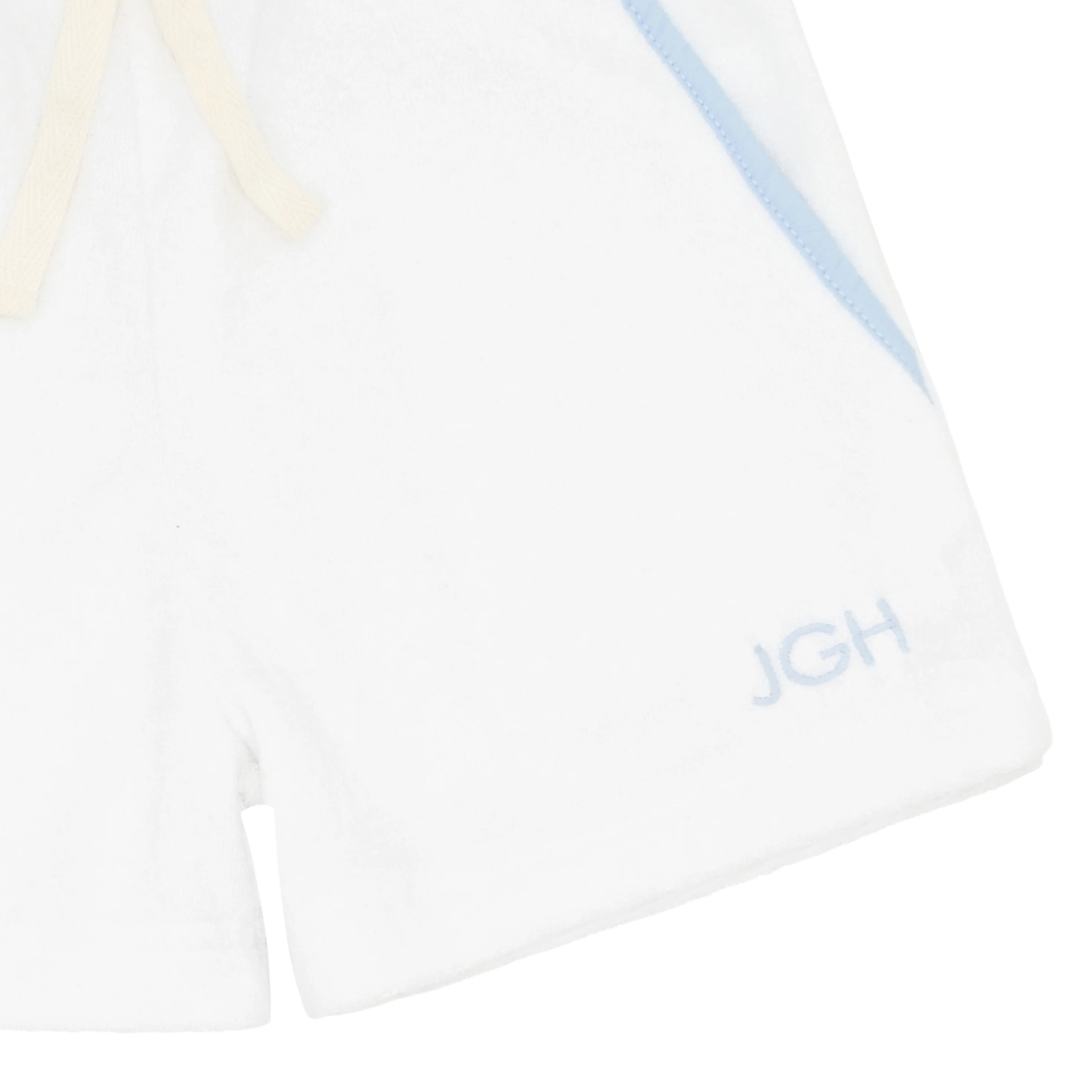 boys white french terry short - Image 6