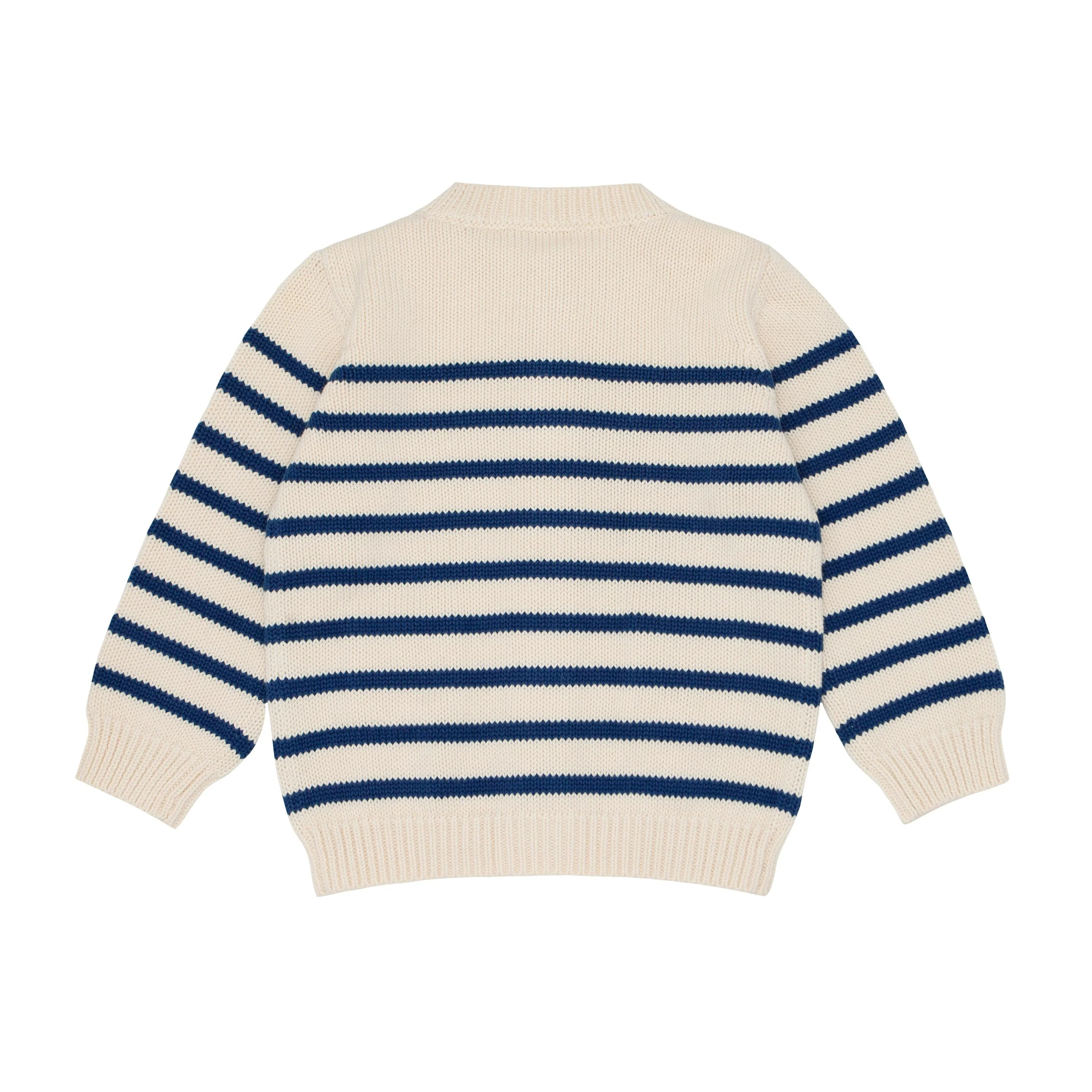 unisex breton stripe knit sweater - Image 10