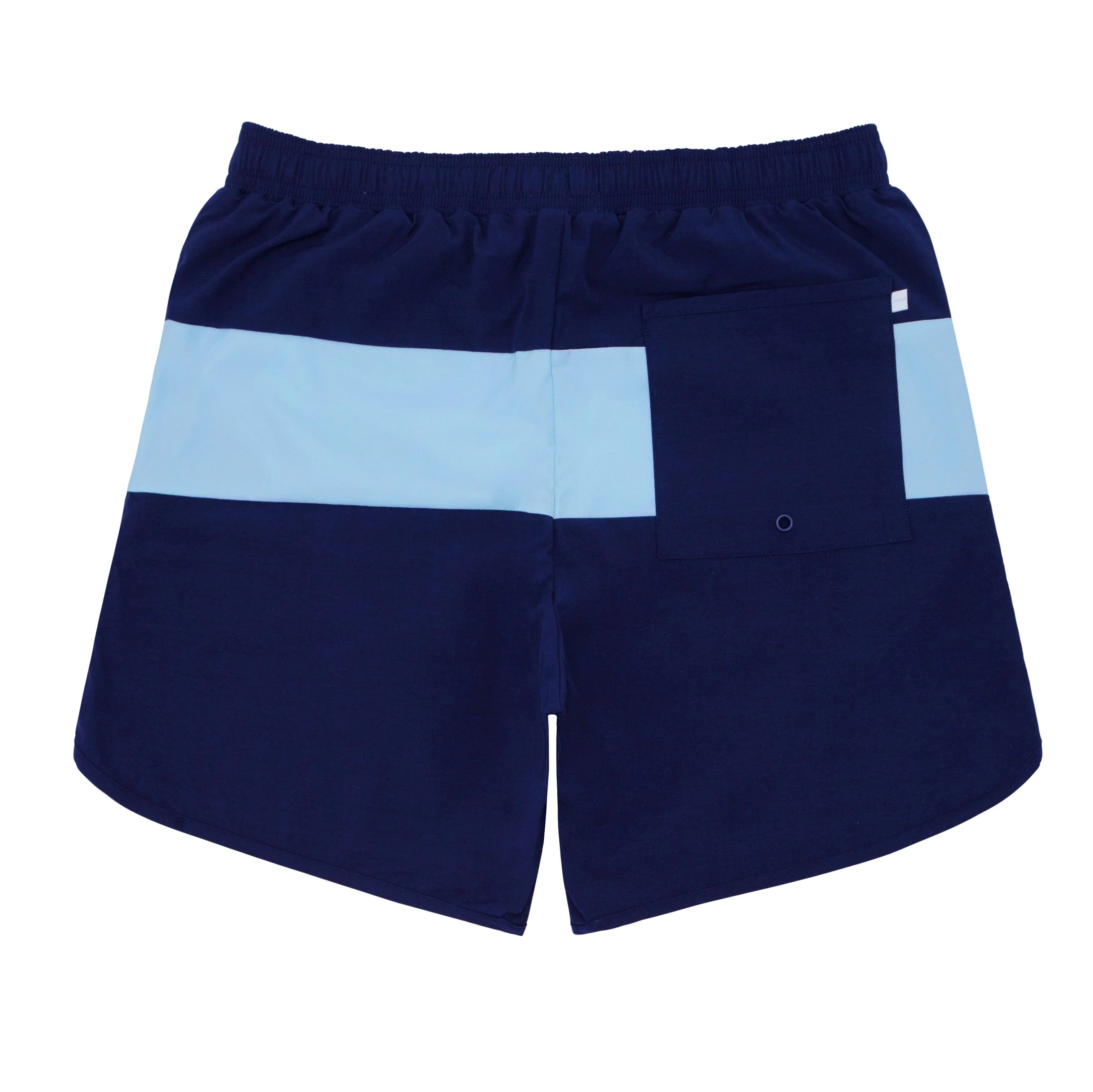 men's navy colorblock boardie - Image 3