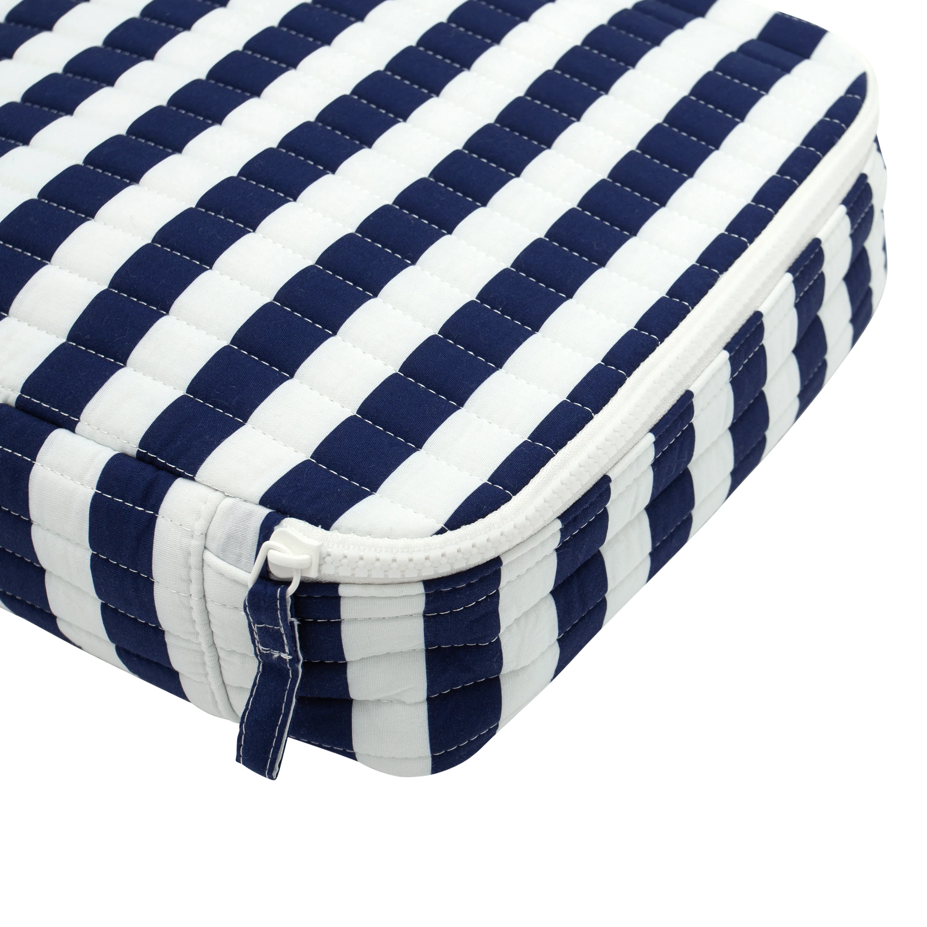 navy cabana stripe packing cubes - Image 4