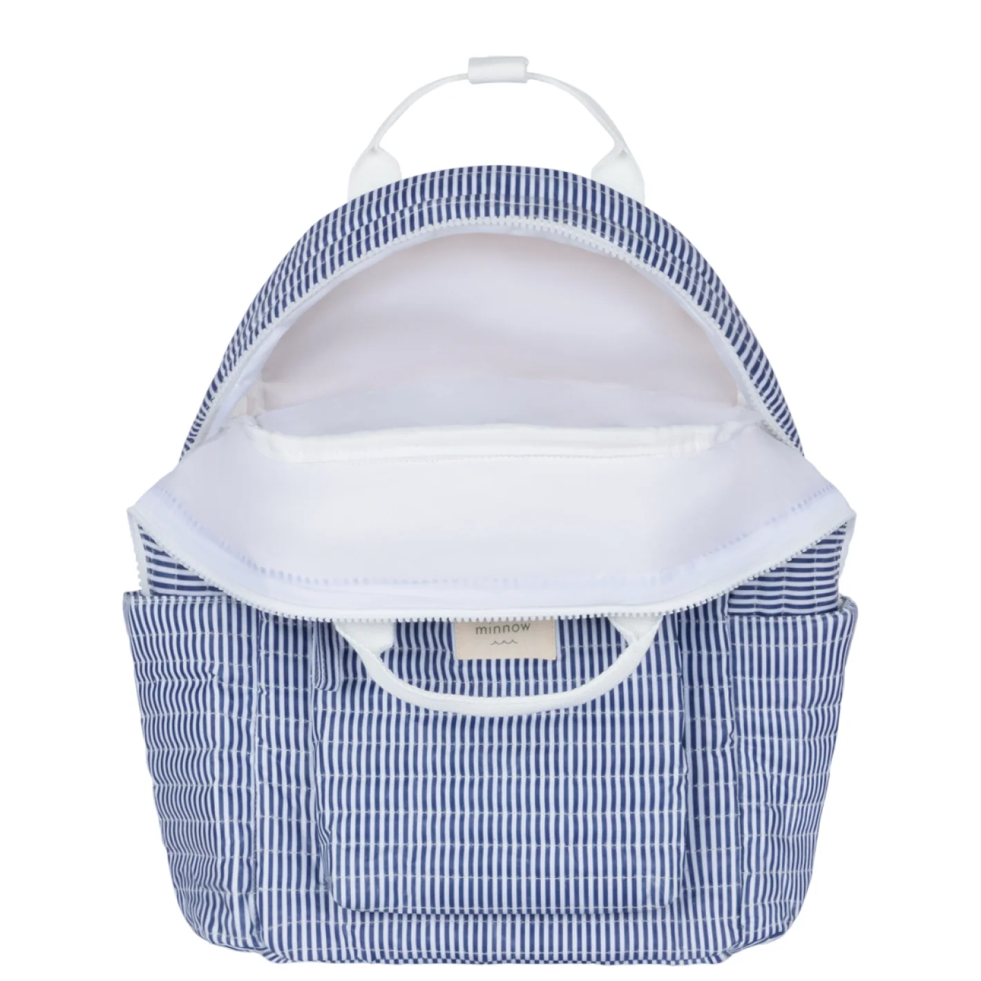 navy stripe coated everyday backpack - Image 6