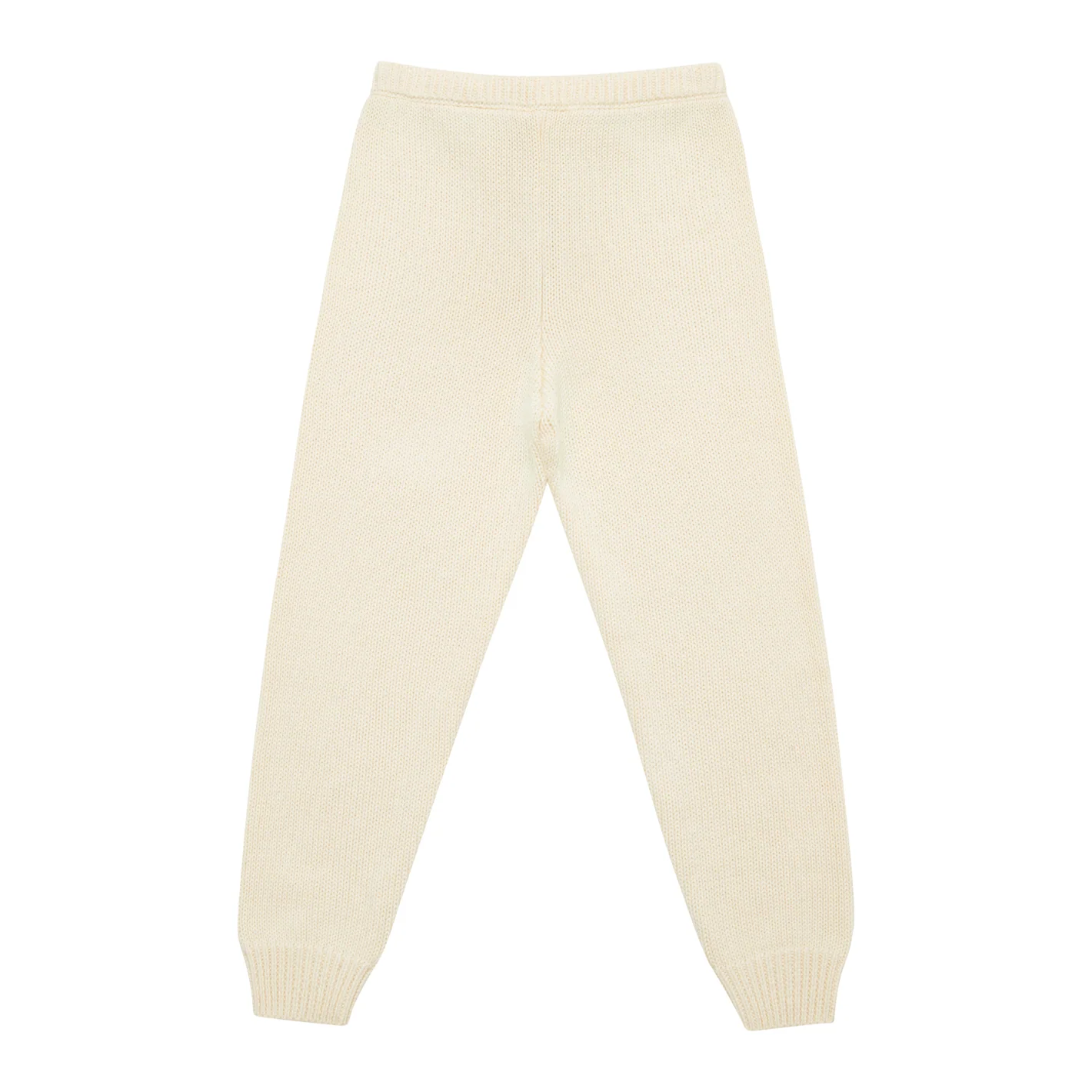unisex cream knit pant - Image 11