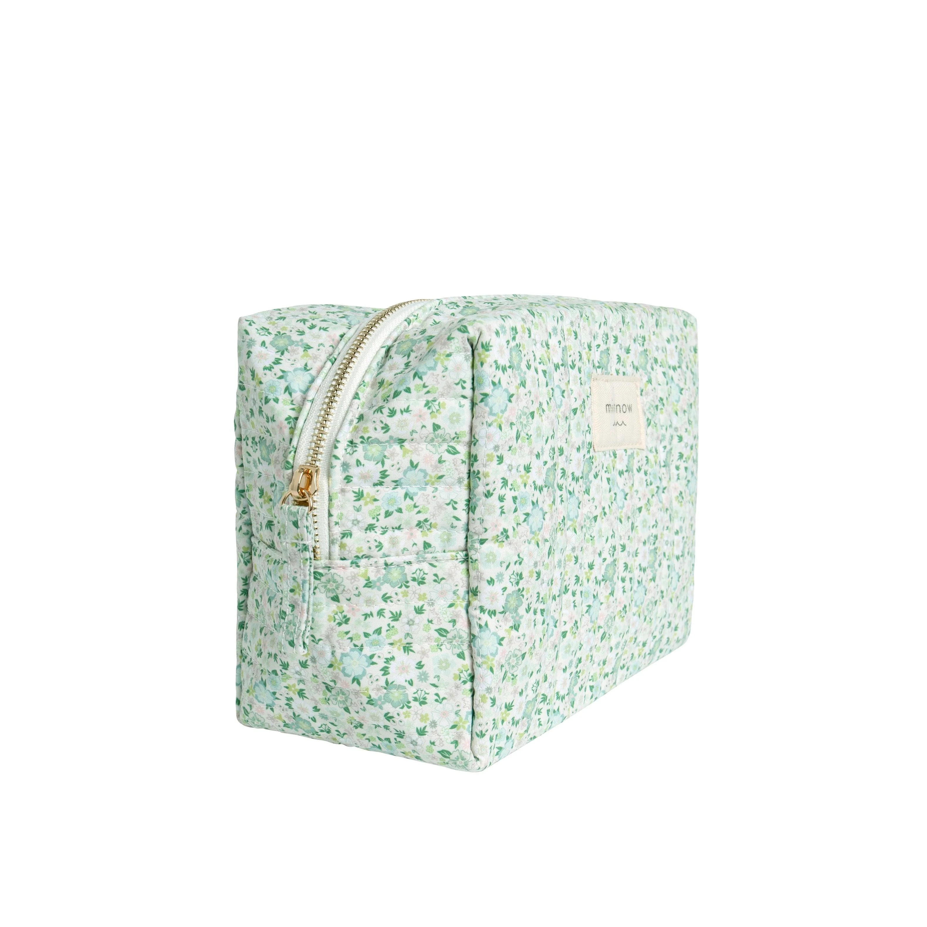 sea marsh floral interior coated travel pouch - Image 5