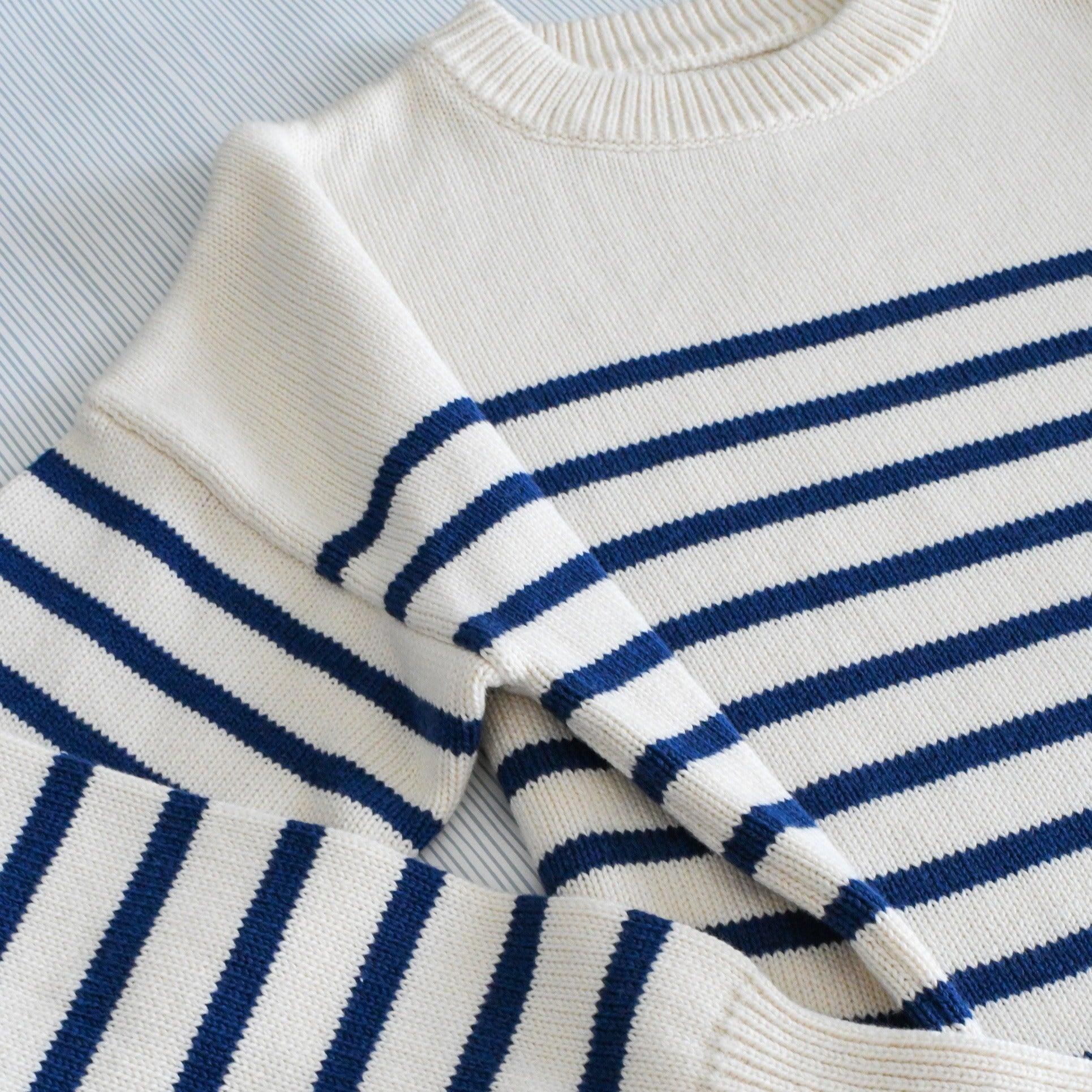 women's breton stripe knit sweater - Image 6