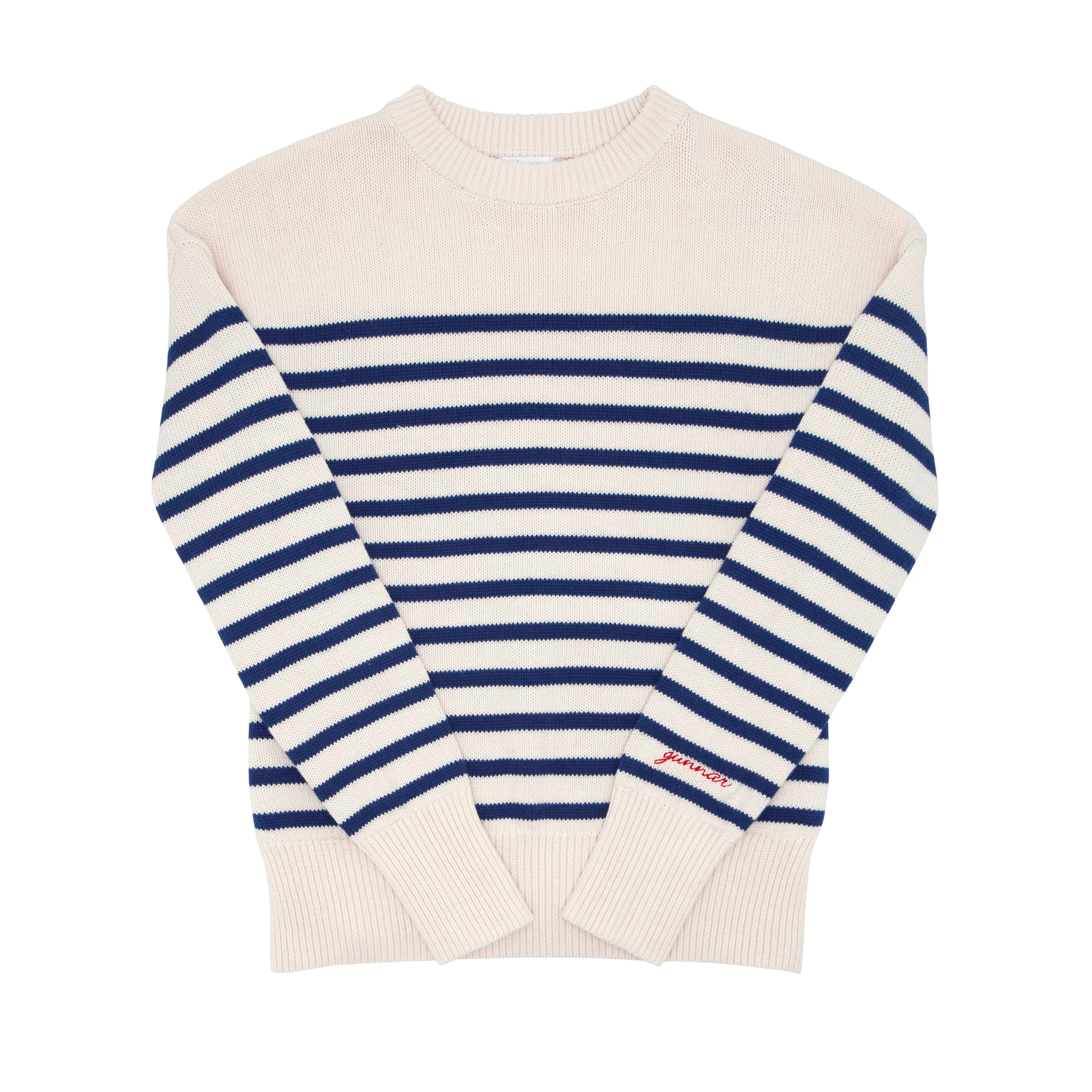 women's breton stripe knit sweater - Image 7
