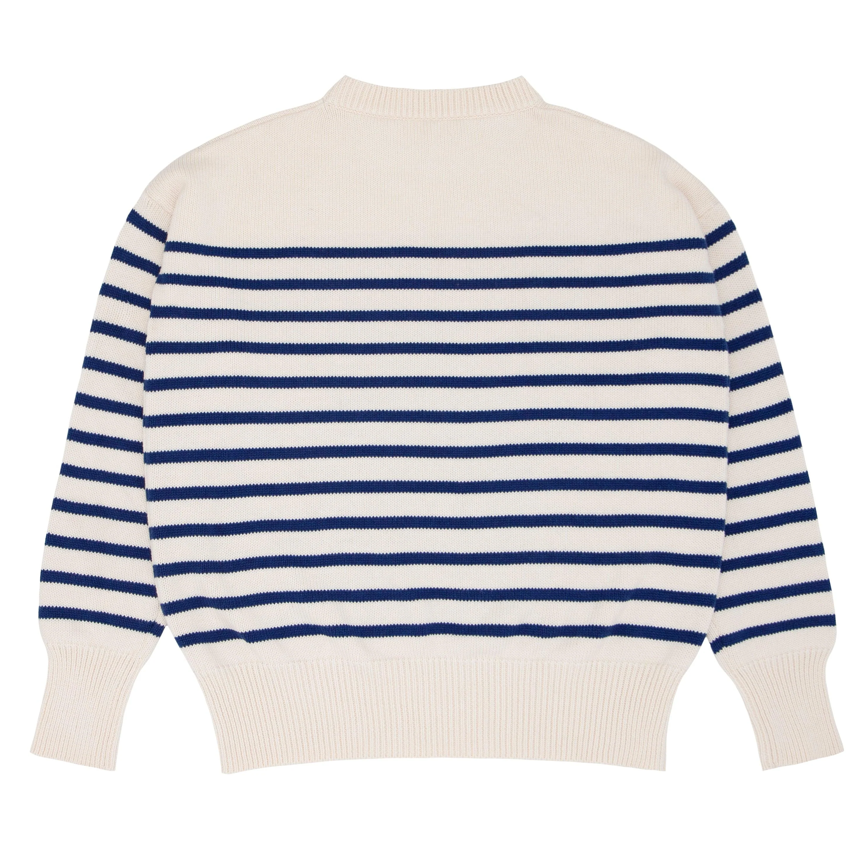 women's breton stripe knit sweater - Image 8