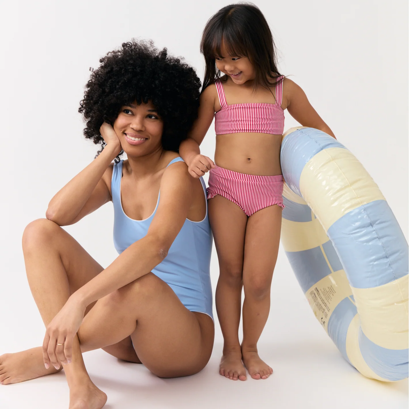 women's chalet blue scoop neck one piece - Image 4