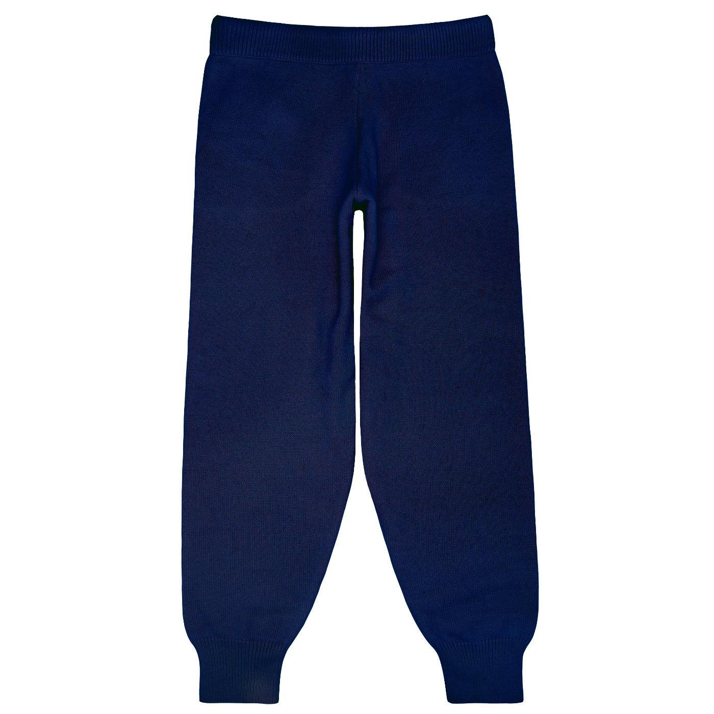 women's navy knit pant - Image 4